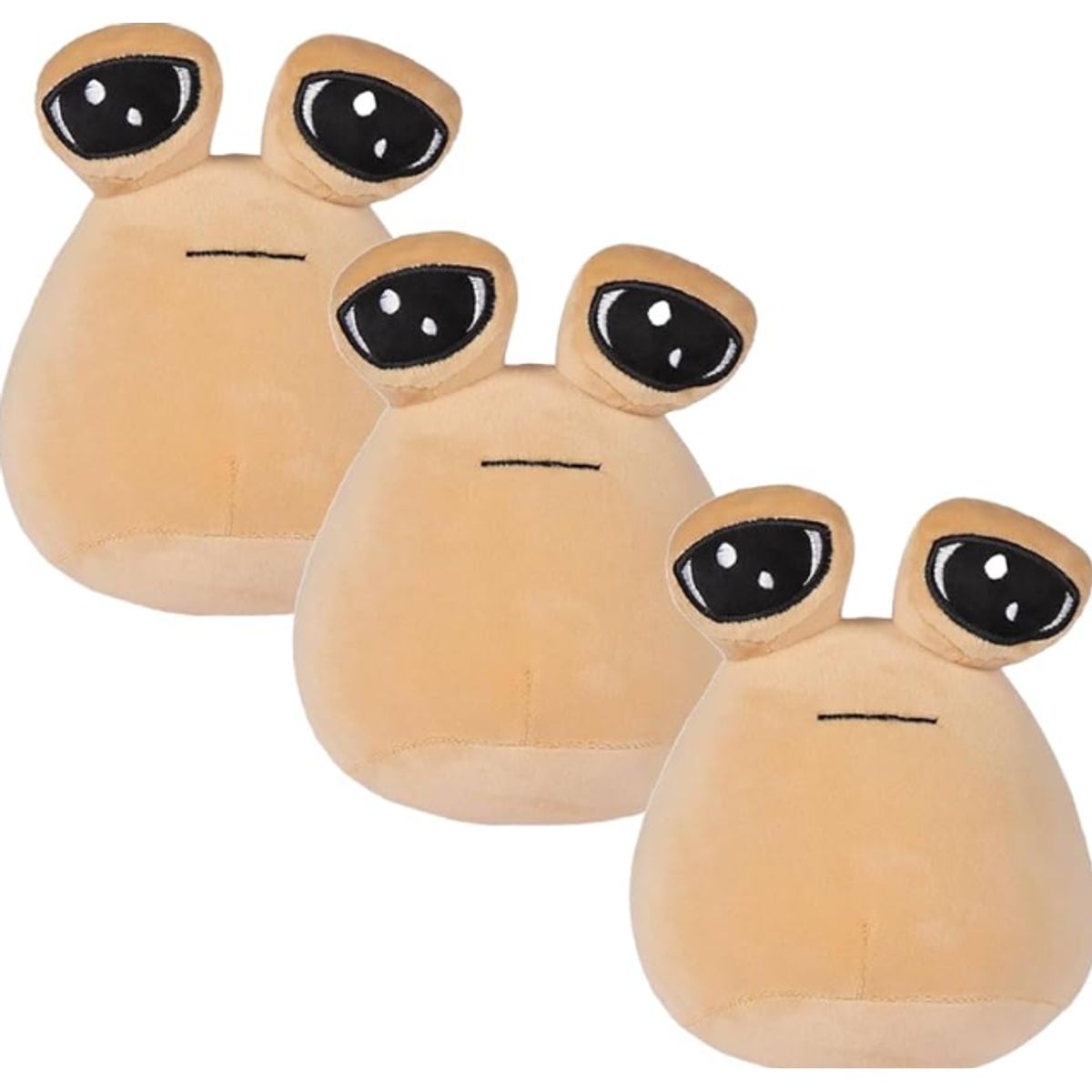 GENERICO - Peluche Juguete de Pou MIDE, 22CM PACK DE 3