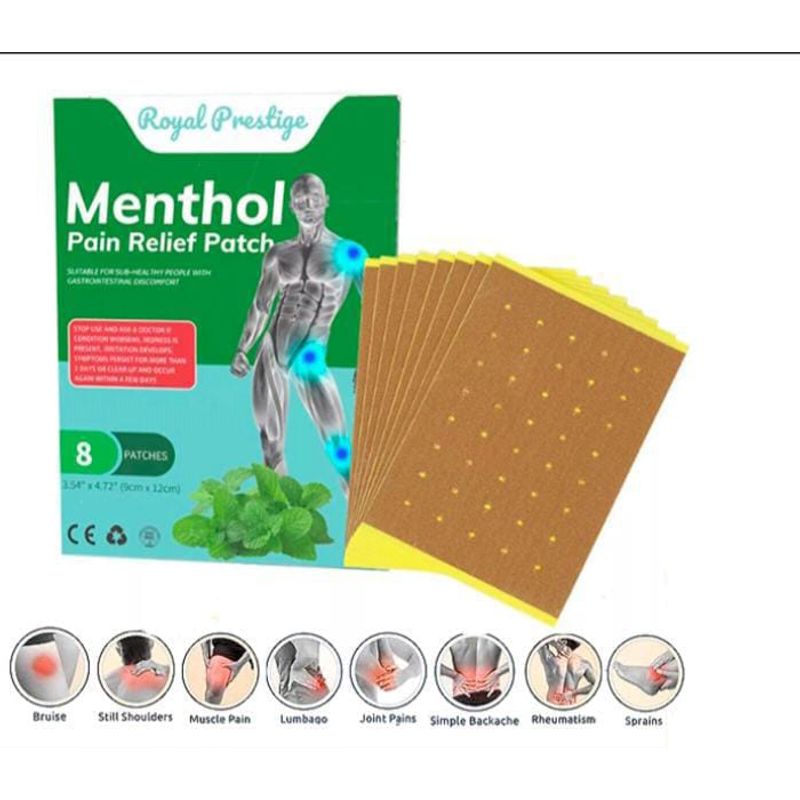 GENERICO - CAJA X 8 PARCHES, ALIVIO MUSCULAR