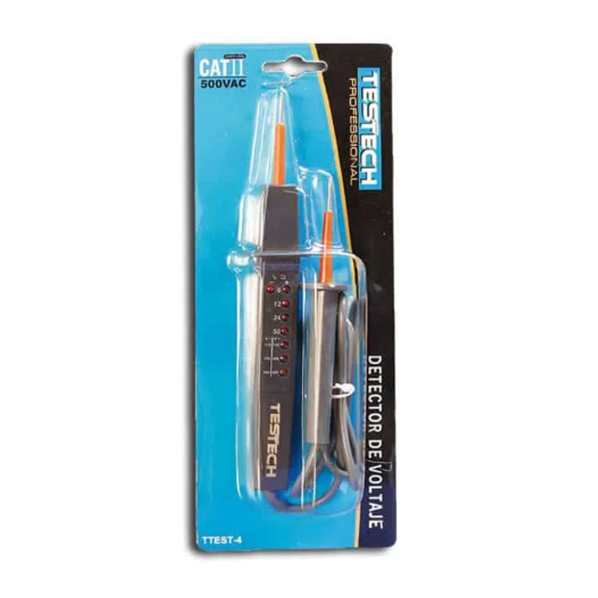 TESTECH - Detector de Voltaje 500V DC TTEST-4 TESTECH