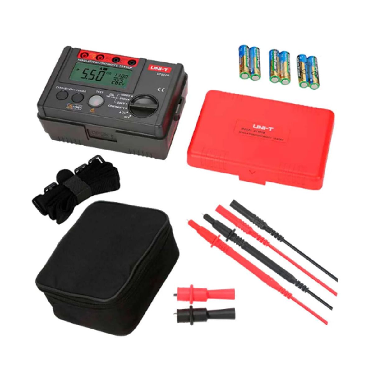 UNI T - Megóhmetro Digital 1000V 5GOhm UT501B UNI-T