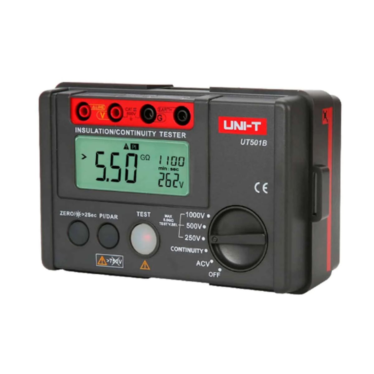 UNI T - Megóhmetro Digital 1000V 5GOhm UT501B UNI-T