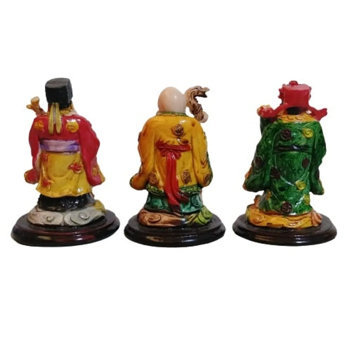 GENERICO - Set Figuras Estatuilla Dioses Chinos Gran Puro Jade Superior 3pza