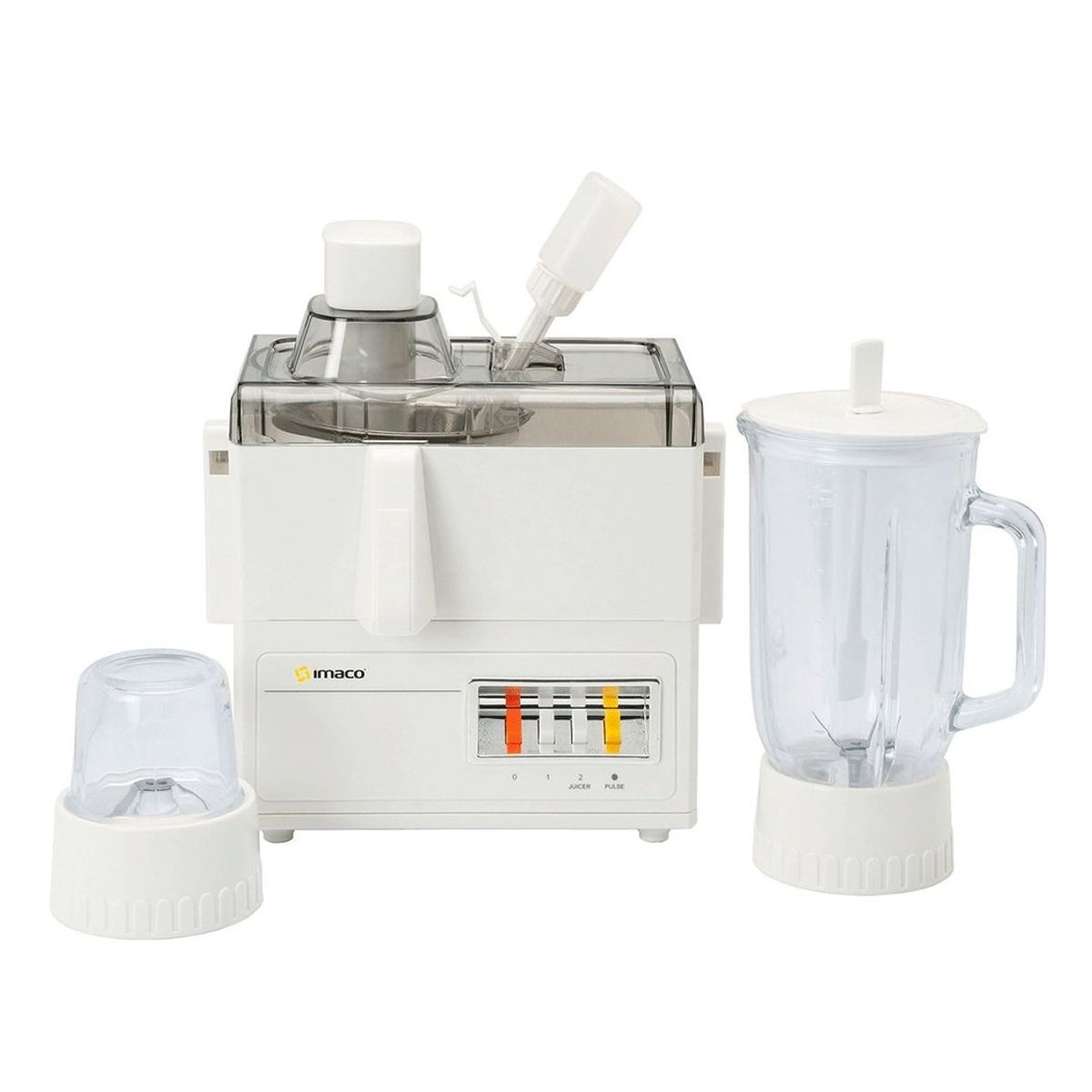 Imaco - Licuadora y Extractor Imaco JEB176 con Molinillo 450 Watts Blanco