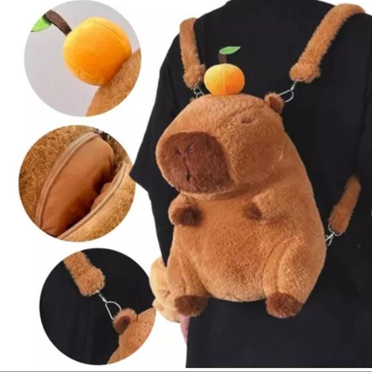 GENERICO - MOCHILA DISEÑO CAPIBARA