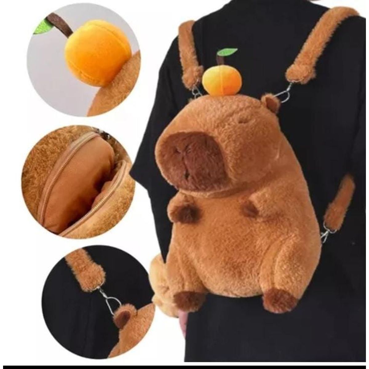 GENERICO - MOCHILA DISEÑO CAPIBARA