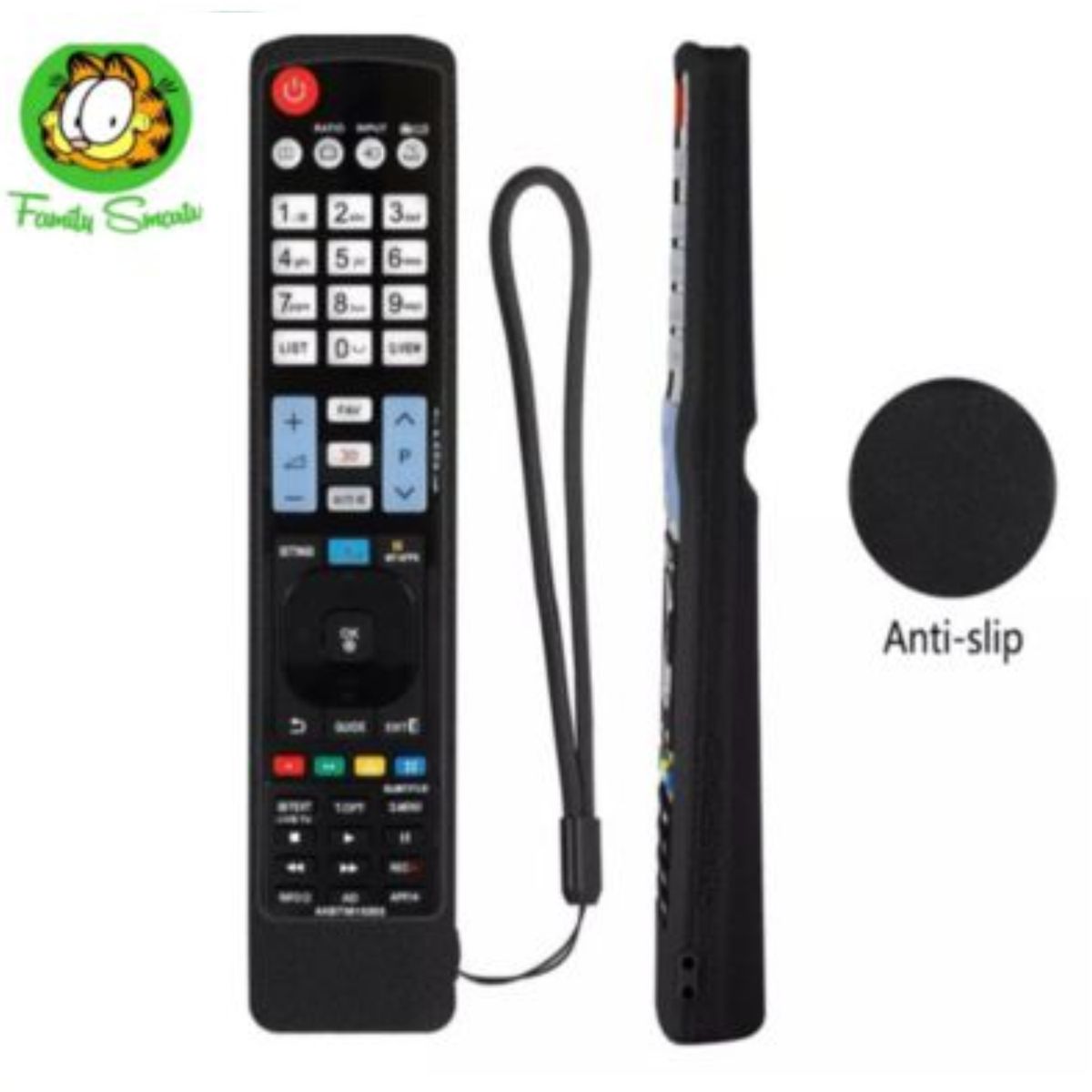 SIKAI - Funda para Control Remoto Lg Smart Grande 3D Negro