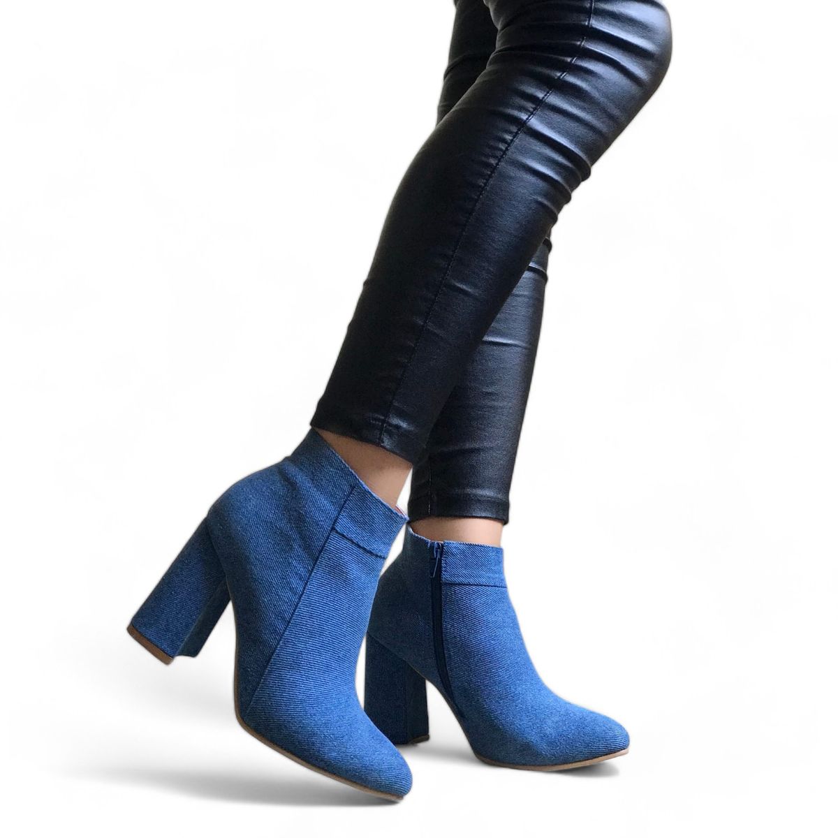 GENERICO - BOTIN MUJER VESTIR TACO7 2086L-63 COLOR CELESTE