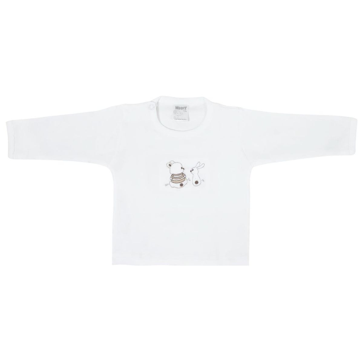 GENERICO - Conjunto Bebe - punto ingles - Amigos V2 - Crema-Beige