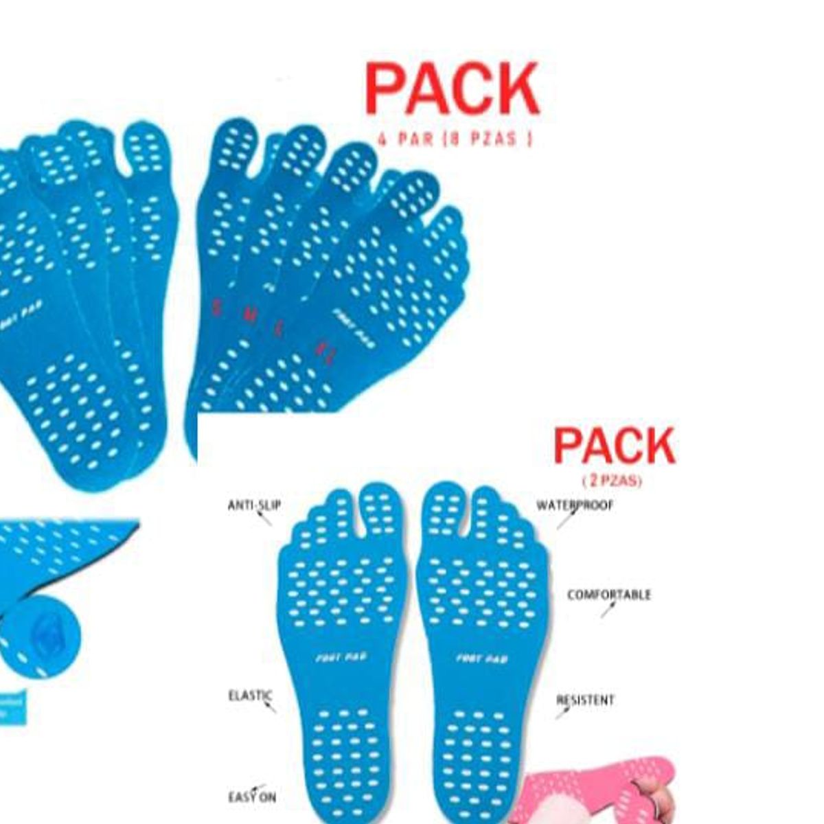 GENERICO - Plantillas adhesivas pack 1