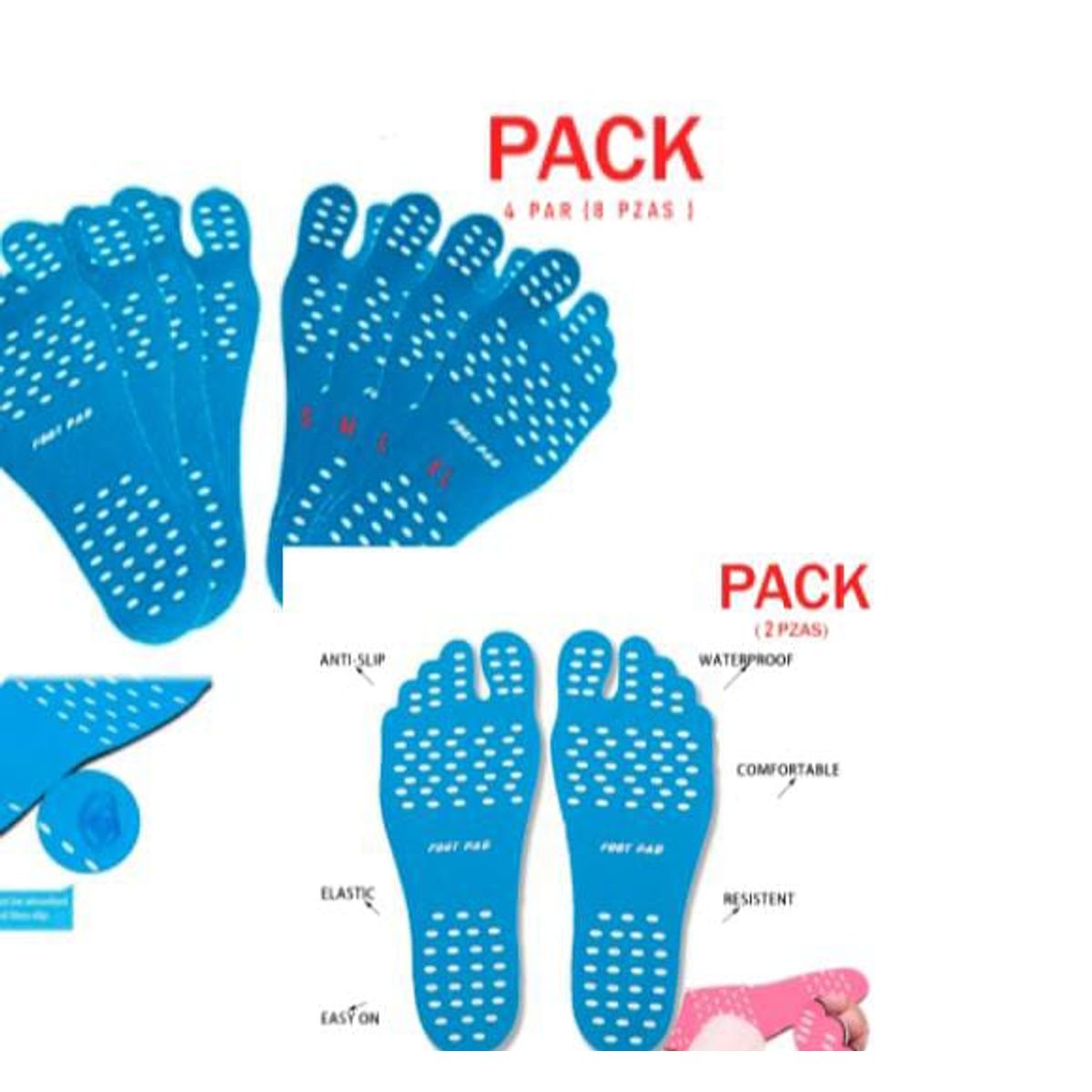 GENERICO - Plantillas adhesiva pack x1