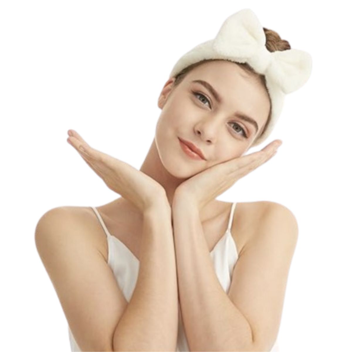 GENERICO - Vincha para Maquillaje  Skincare - Rosa Pastel