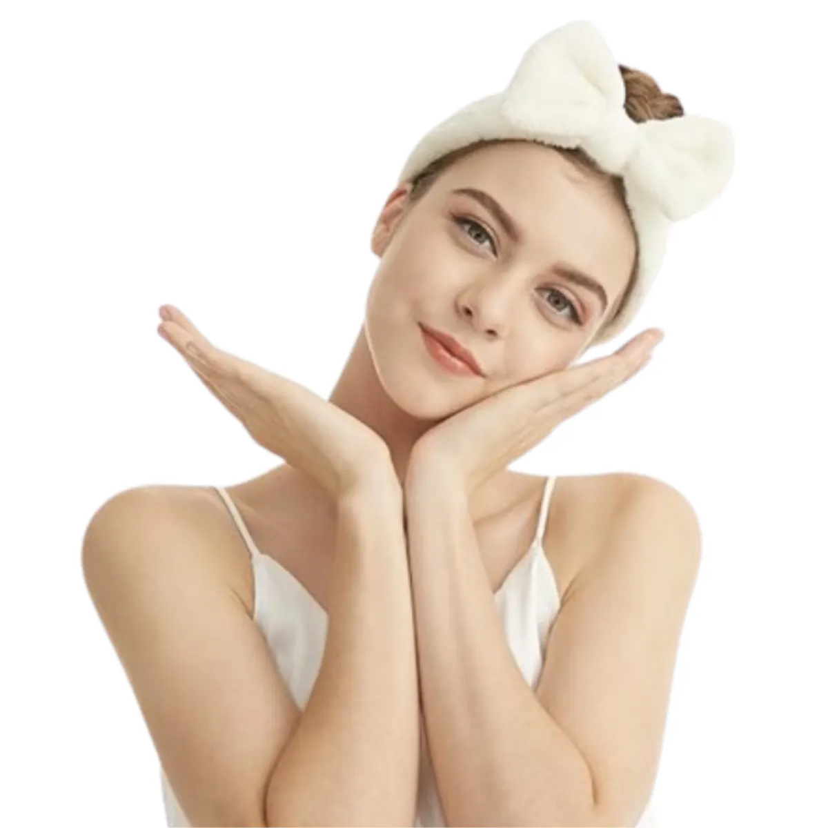 GENERICO - Vincha para Maquillaje  Skincare - Rosa