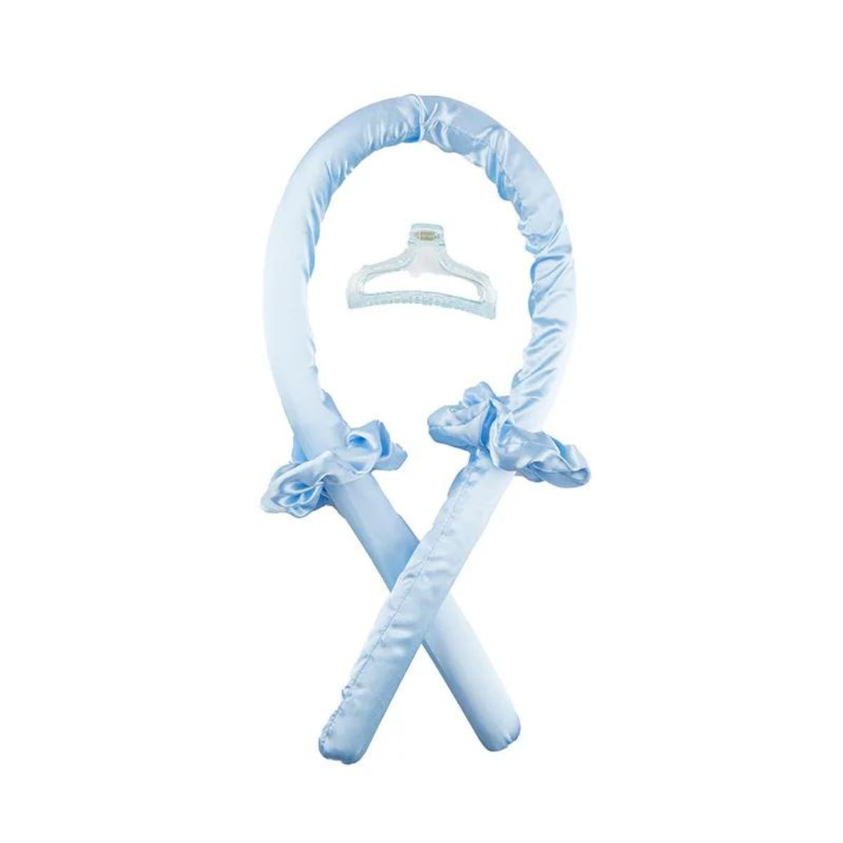 GENERICO - Rizador De Cabello Sin Calor + 2 Collets + Gancho Peinado CELESTE