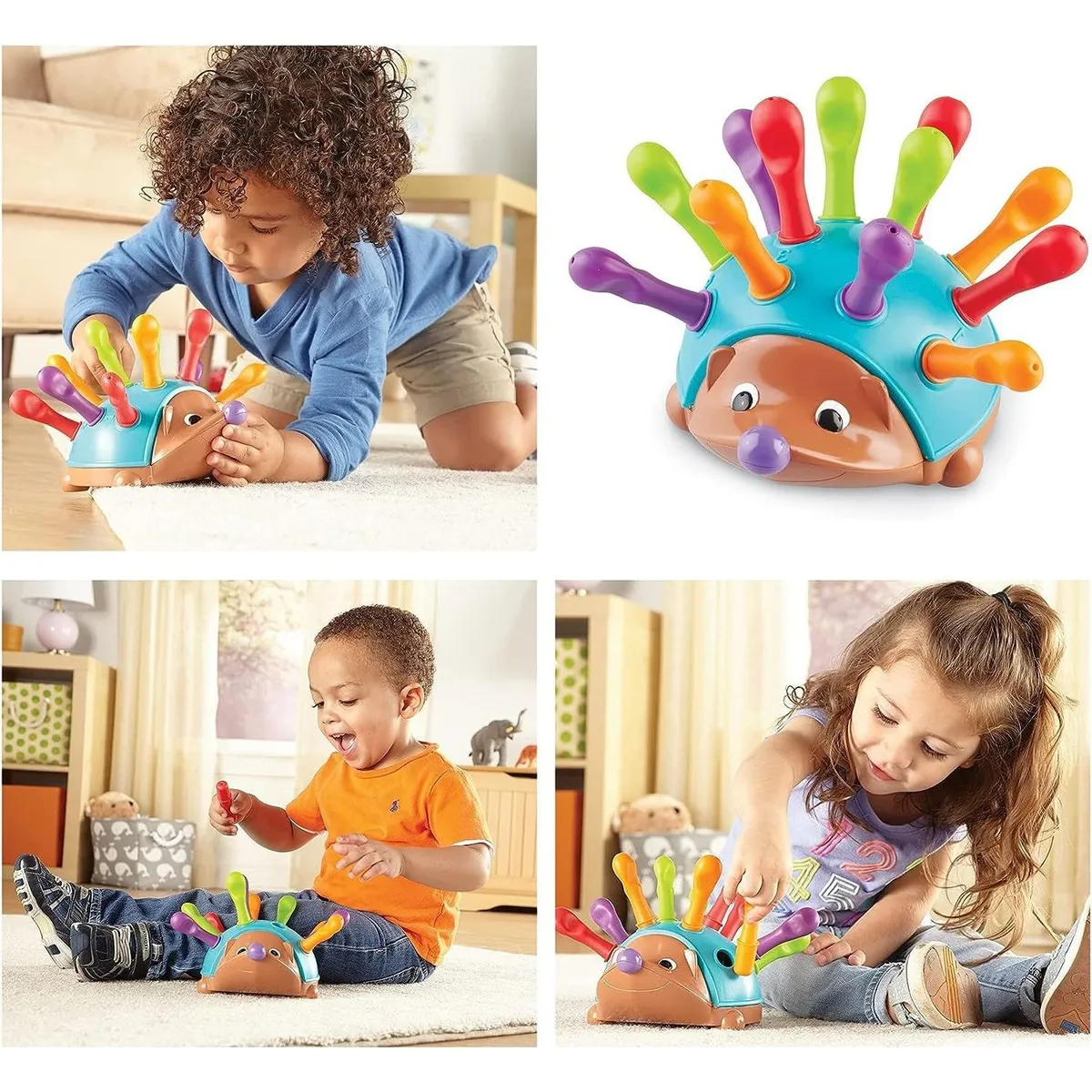 GENERICO - Erizo de juguete montessori para encajar