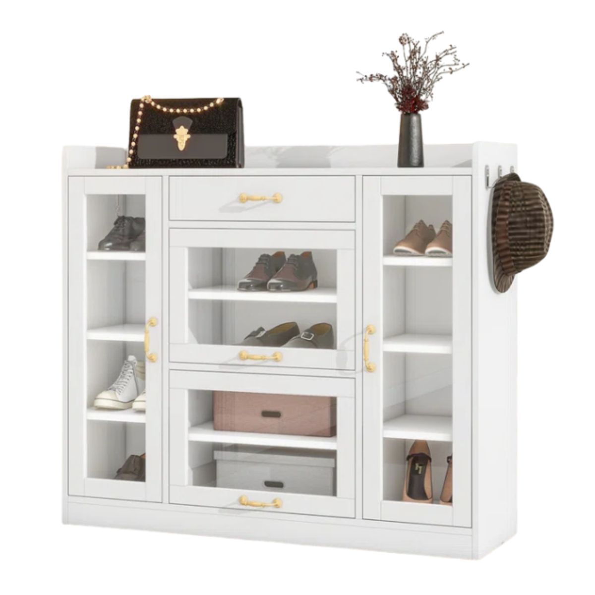 GENERICO - Zapatera Premium Chantal Blanco Petrox Home