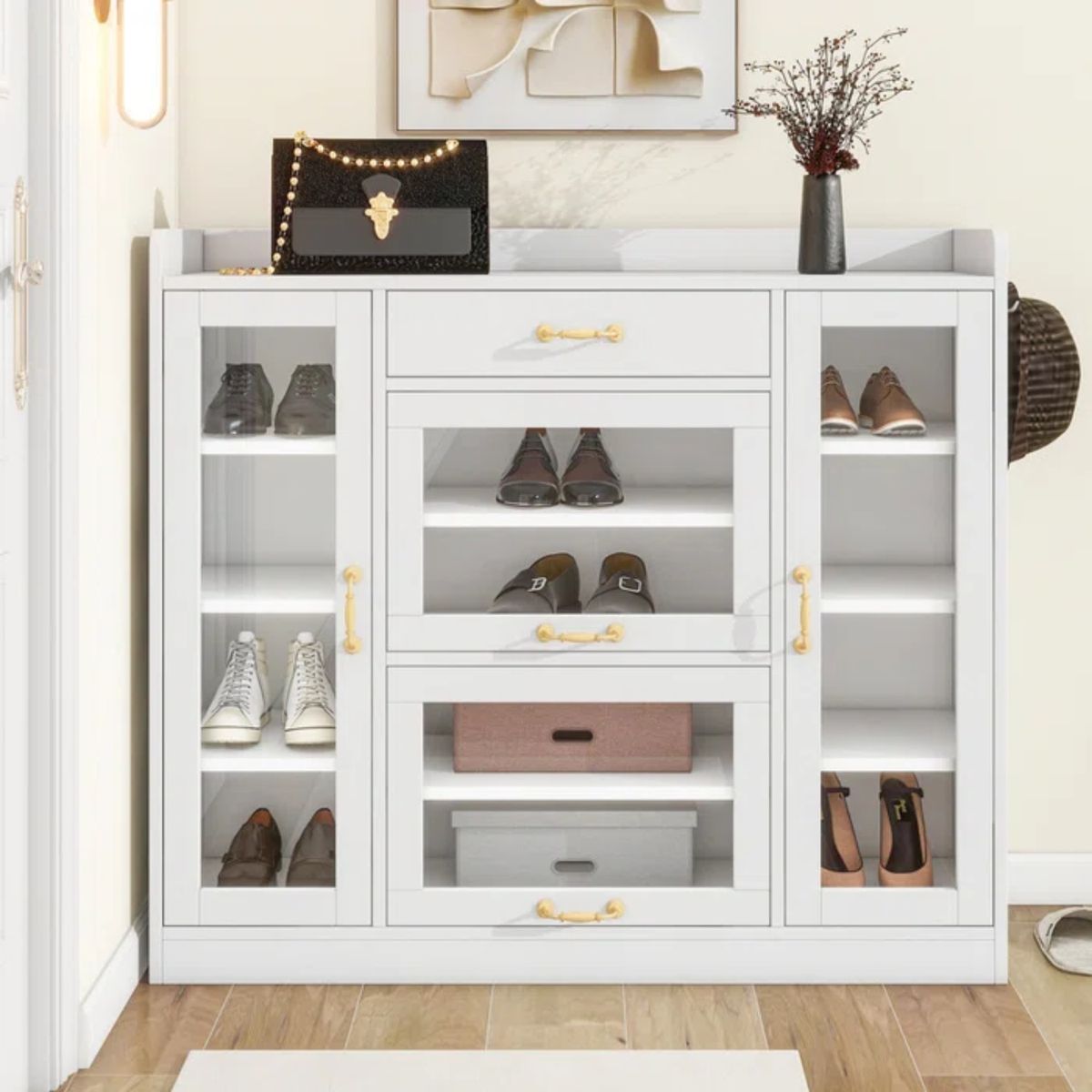 GENERICO - Zapatera Premium Chantal Blanco Petrox Home