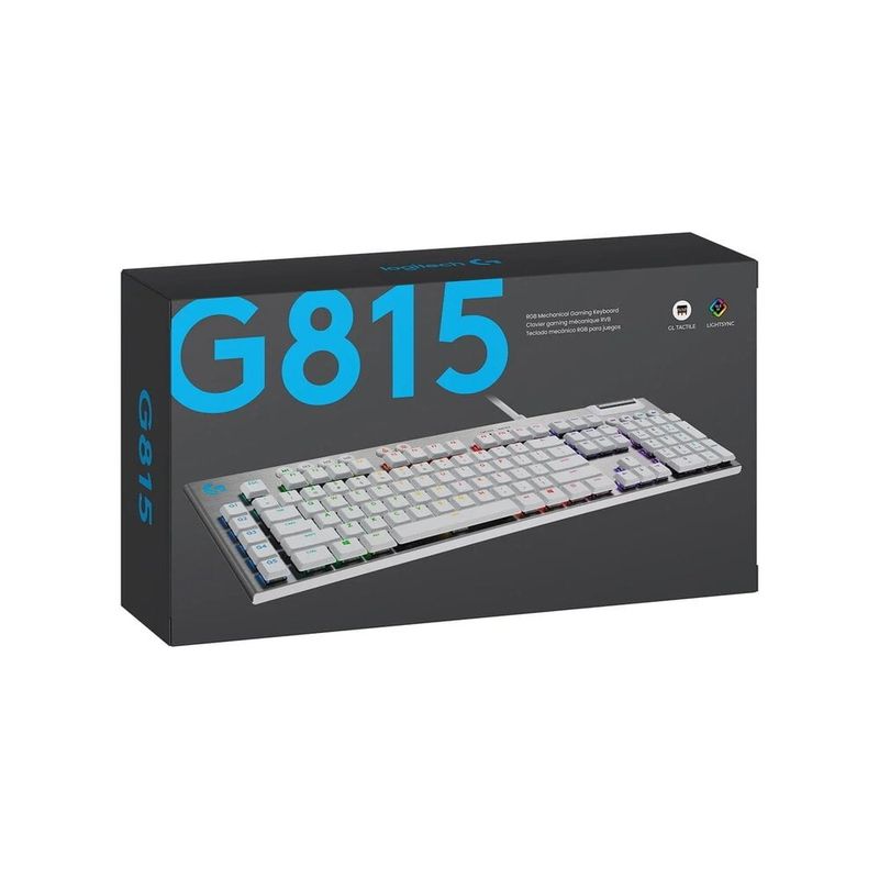 LOGITECH - TECLADO LOGITECH G815 MECANICO WHITE  920-011354  GAMING