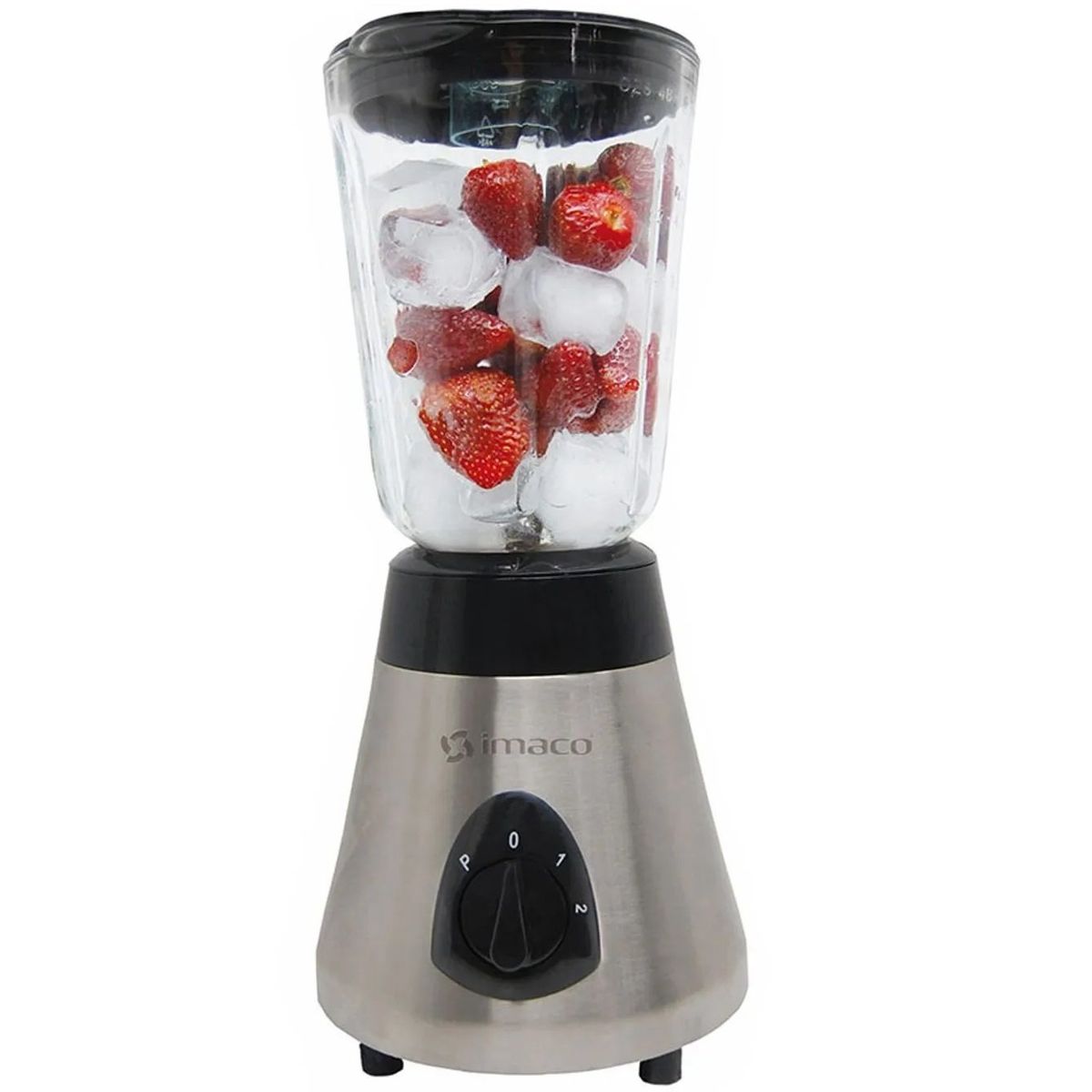 IMACO - Licuadora Imaco BLS502 500 Watts 2 Velocidades  Acerado