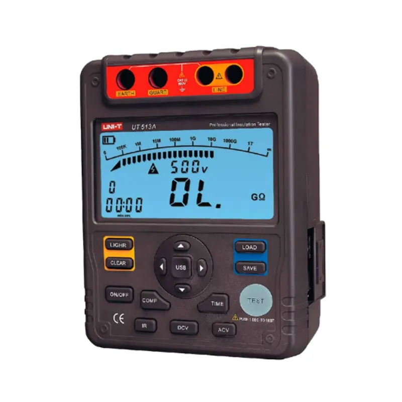 UNI T - Megóhmetro Digital 5000V 1000GOhm UT-513A UNI-T