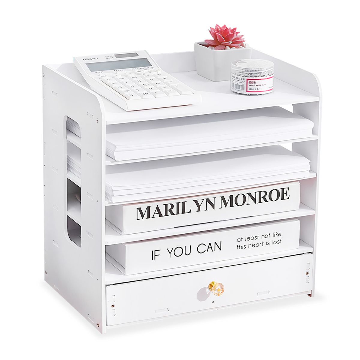 KELLER - Organizador de Escritorio Oficina Multiusos Moderno G16