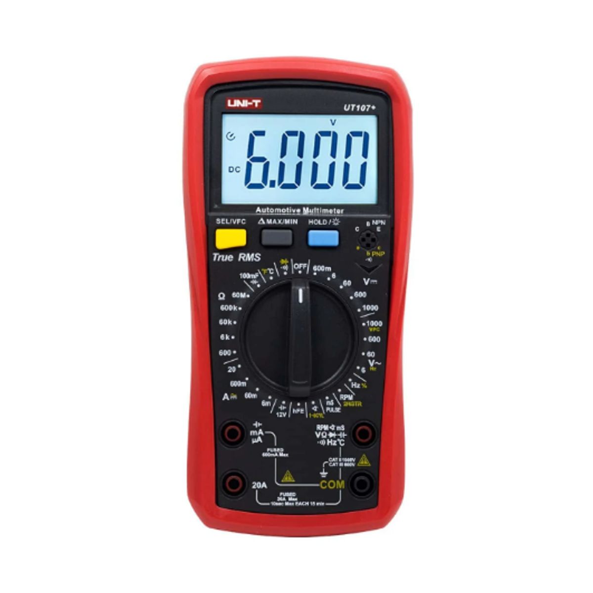 UNI T - Multímetro Automotriz True RMS 1000V ACDC UT107+ UNI-T