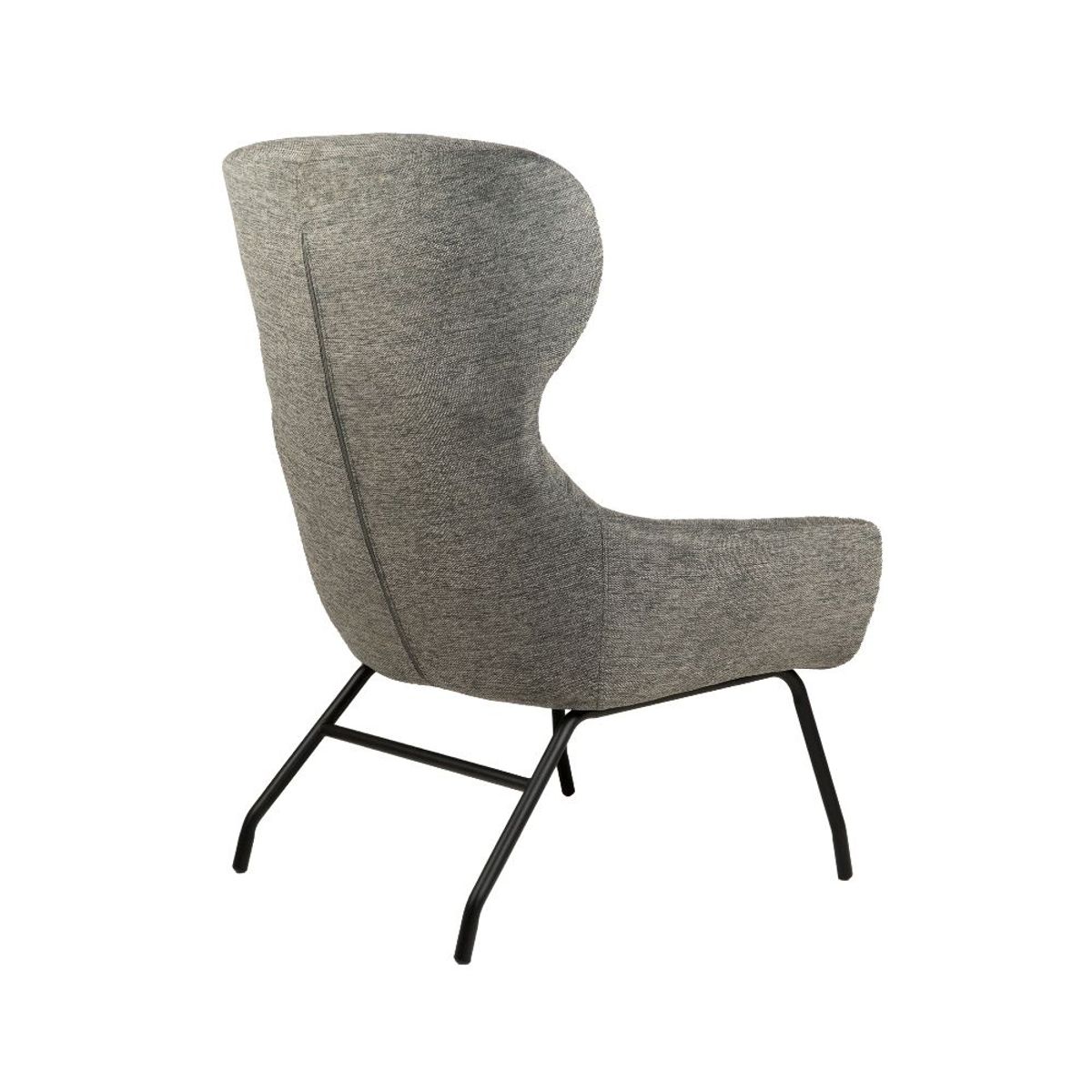 NIHM - Butaca de Tela y Metal Makena Gris