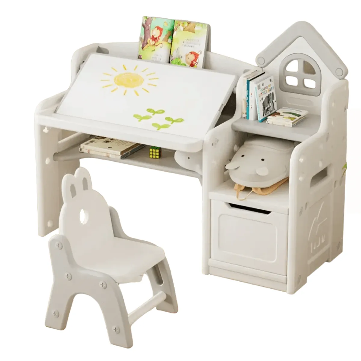 PERU IMPORTACIONES - Mesa Escritorio Lego y Pizarra para Niños