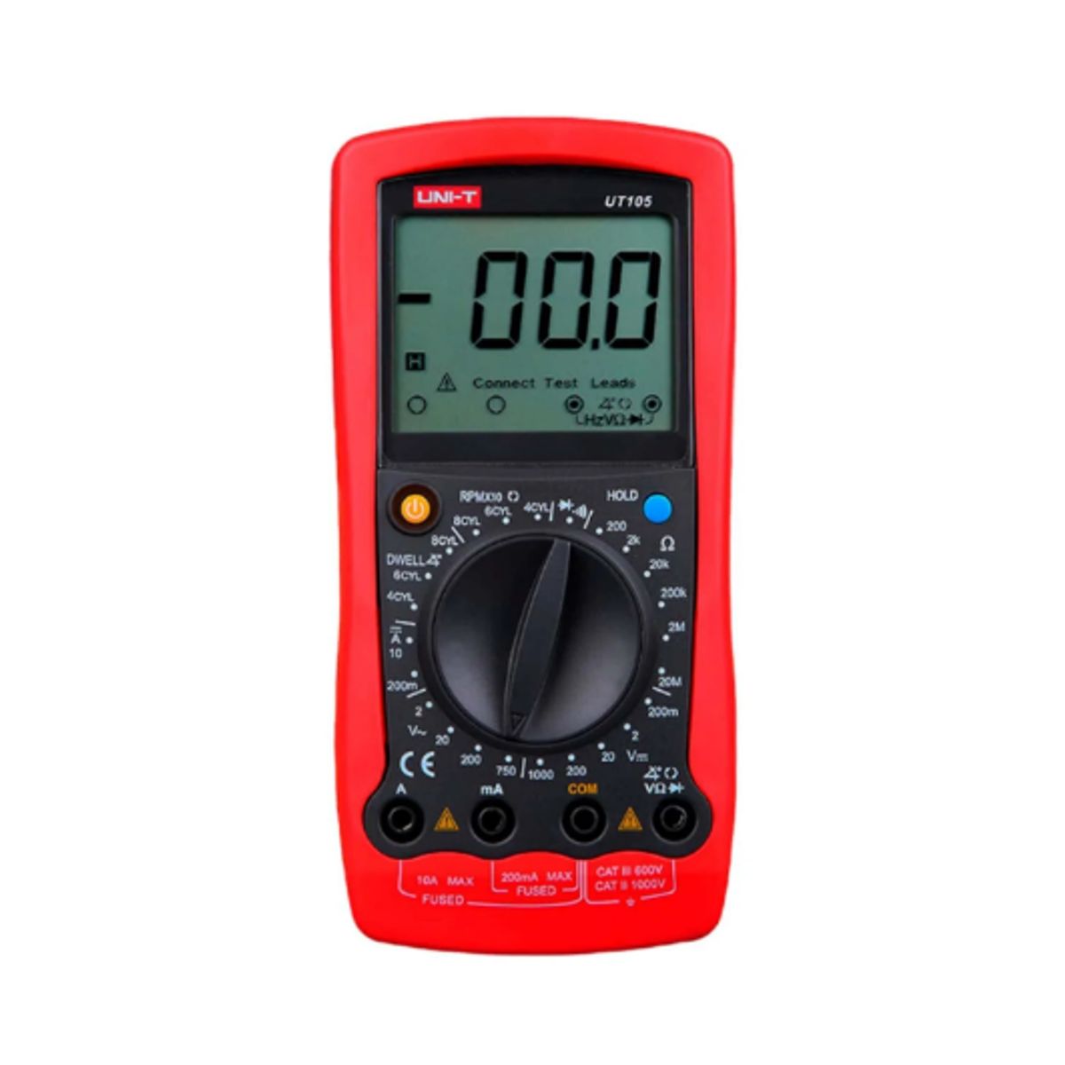 UNI T - Multímetro Digital Automotriz ACDC UT105 UNI-T