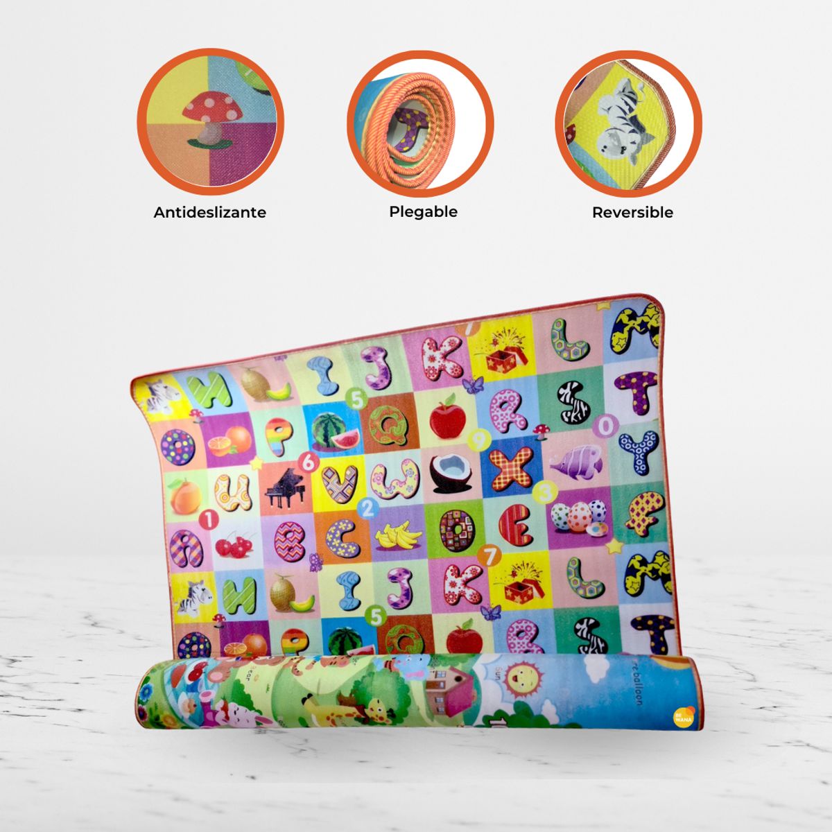 GENERICO - Alfombra Infantil Plegable «EDUCA» Jirafa