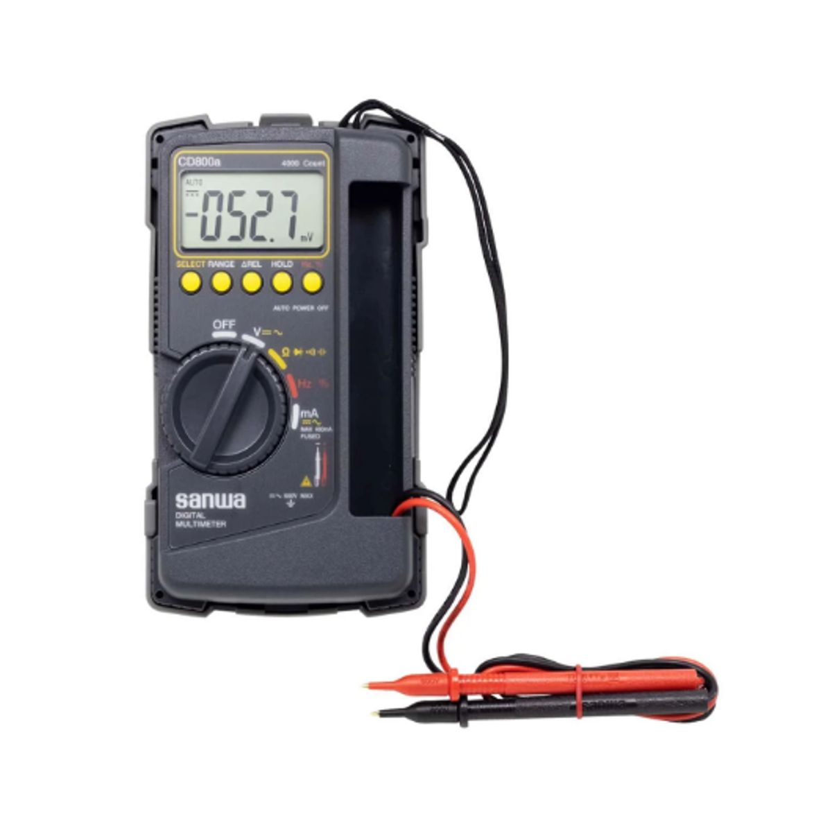 GENERICO - Multímetro Digital con Capacitancia y Frecuencia CD800A SANWA