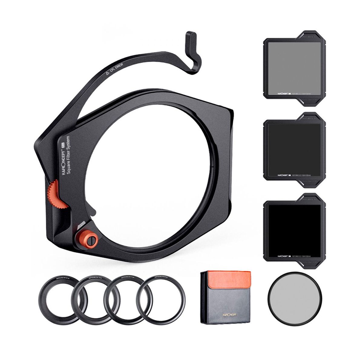 K&F CONCEPT - Sistema de portafiltros cuadrado K&F Concept X PRO Completo