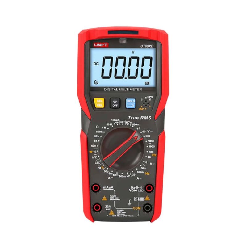 UNI T - Multímetro Digital con Capacitancia y Frecuencia UT89XD UNI-T