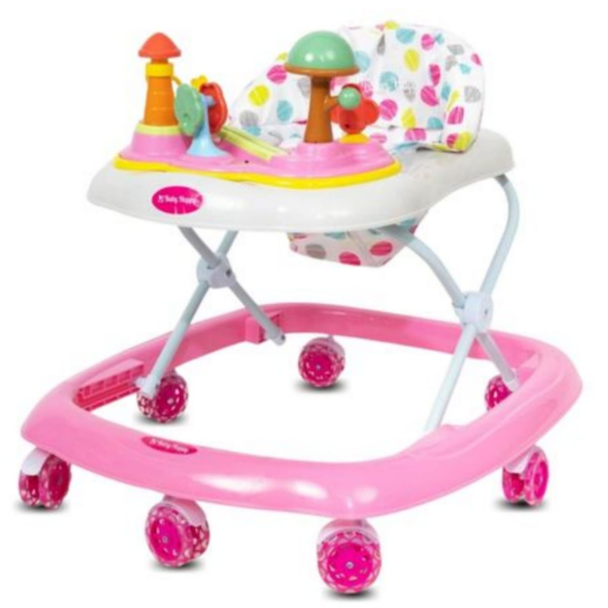 BABY HAPPY - Andador Musical con Tablero Musical HONGUITO ROSADO