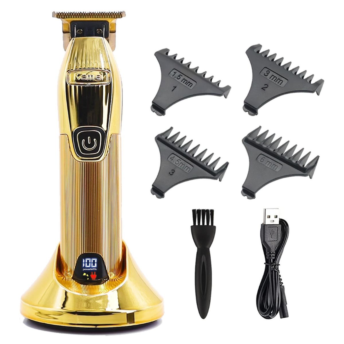 KEMEI - Trimmer Kemei con Base KM-I32S