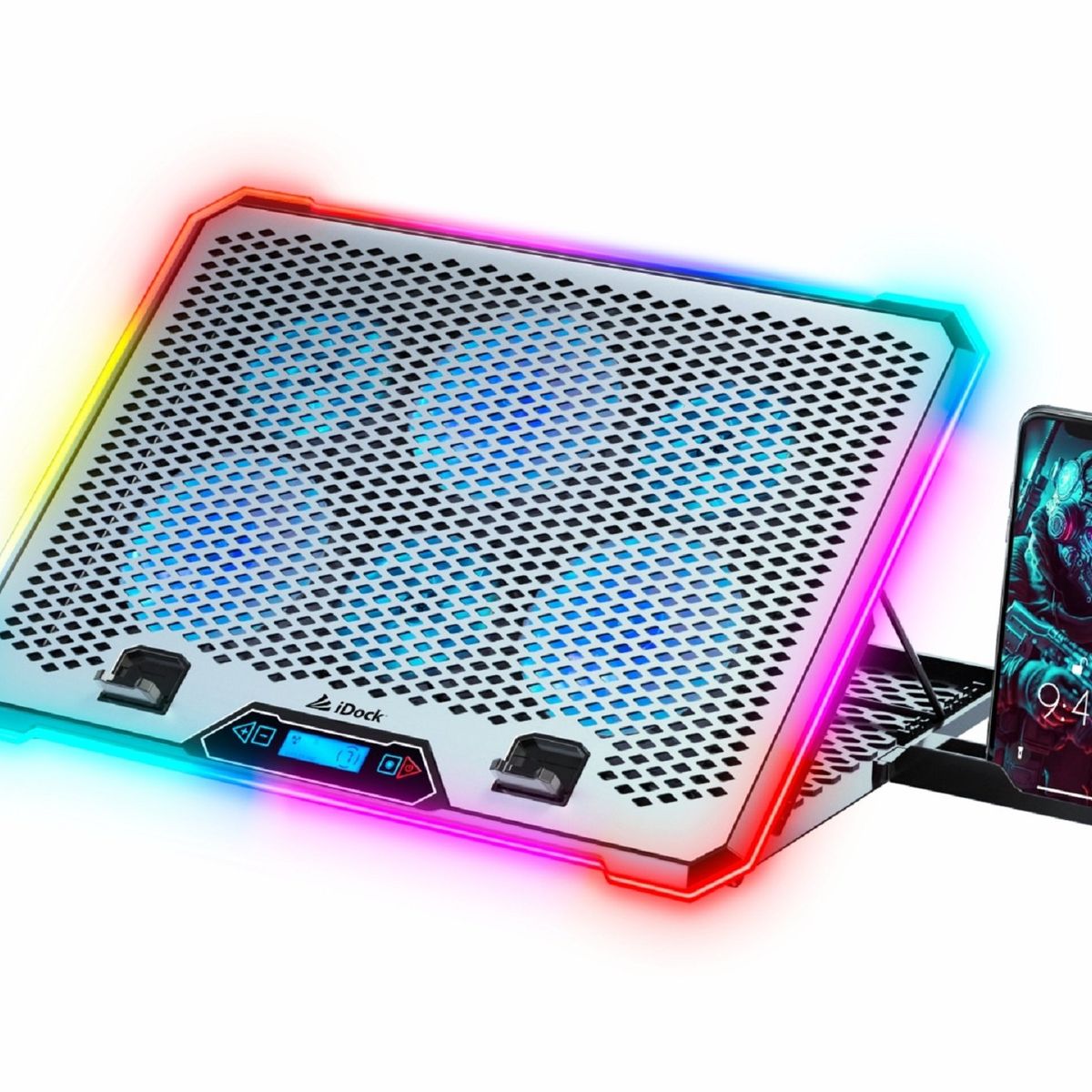 IDOCK - Cooler para laptop IDock Turbine II RGB 17 Pulgadas