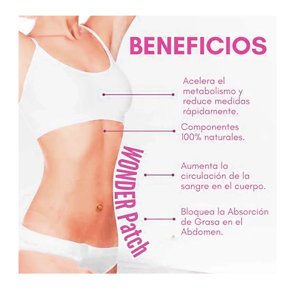 OEM - Parches adelgazantes MYMY WONDER PATCH x3 Unidades