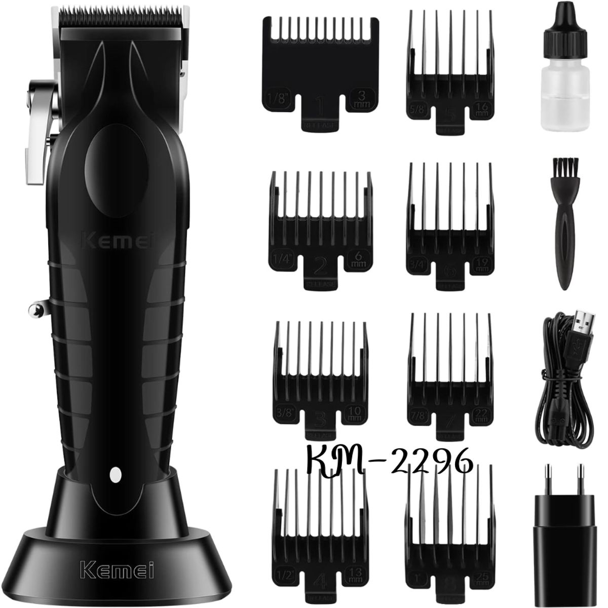 KEMEI - Maquina Clipper Kemei Recargable KM-2296