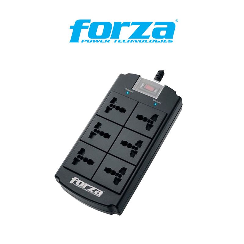 FORZA - SUPRESOR DE PICO FORZA FSP-06MN 6 TOMAS