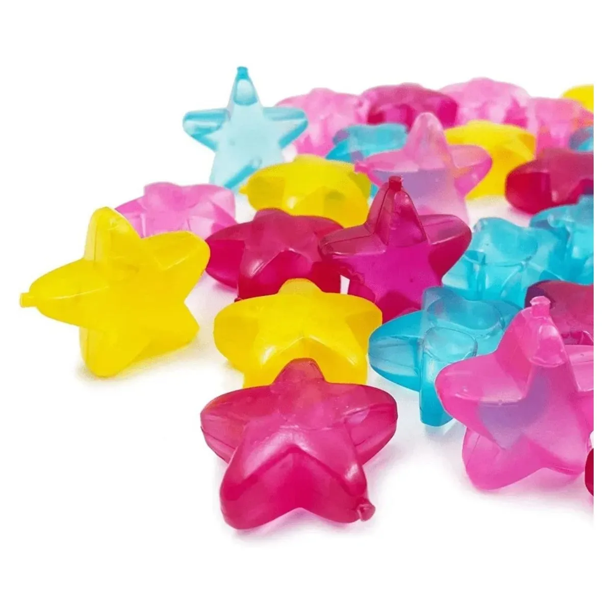 GENERICO - Cubos de Hielo de Colores Reutilizables - Mod. Estrellas - 12 Unidades