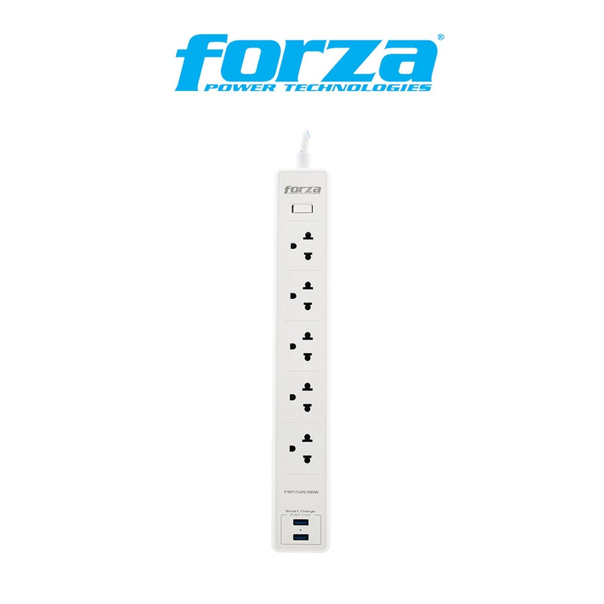 FORZA - Forza Supresor De Pico 220v 1540w Mod Fsp-512usbw blanco