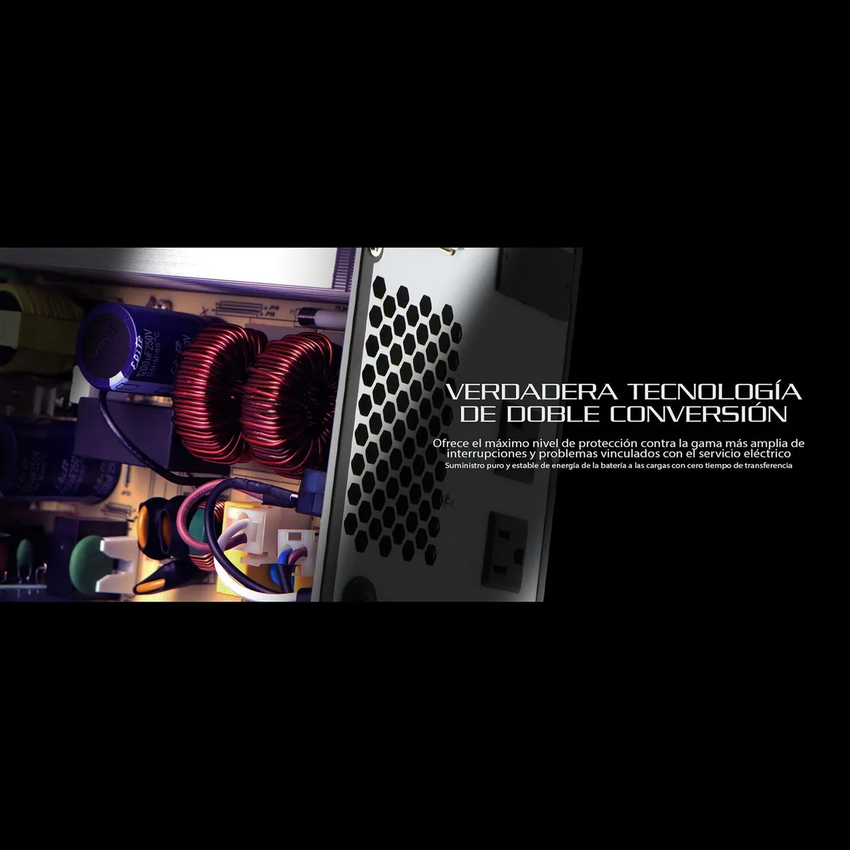 FORZA - FDC-1002T UPS en Línea 1000VA/900W, 3 Tomas Forza