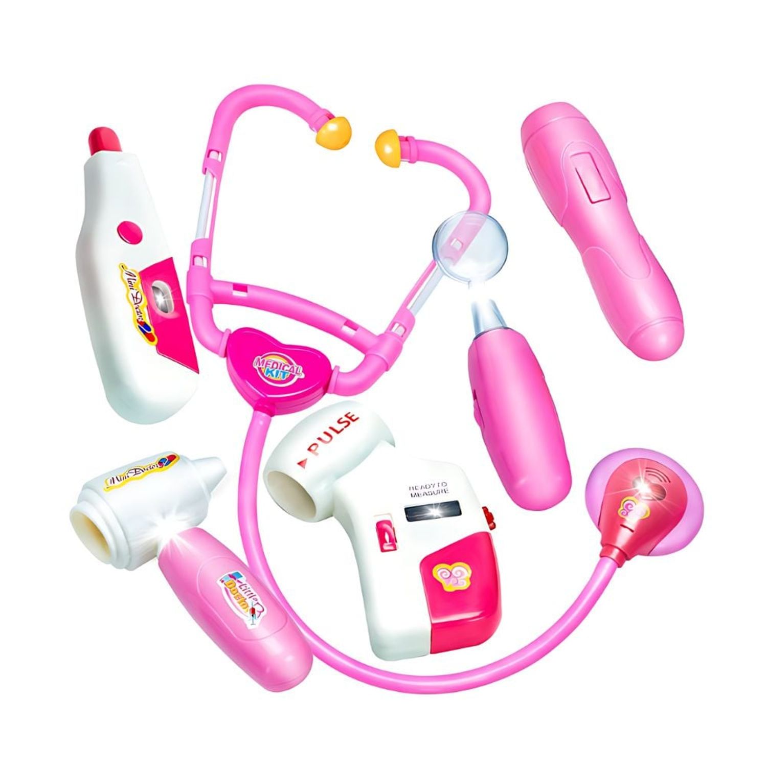 Kit Doctora Juguete Para Niñas Con Luces Y Sonido Caja GENERICO