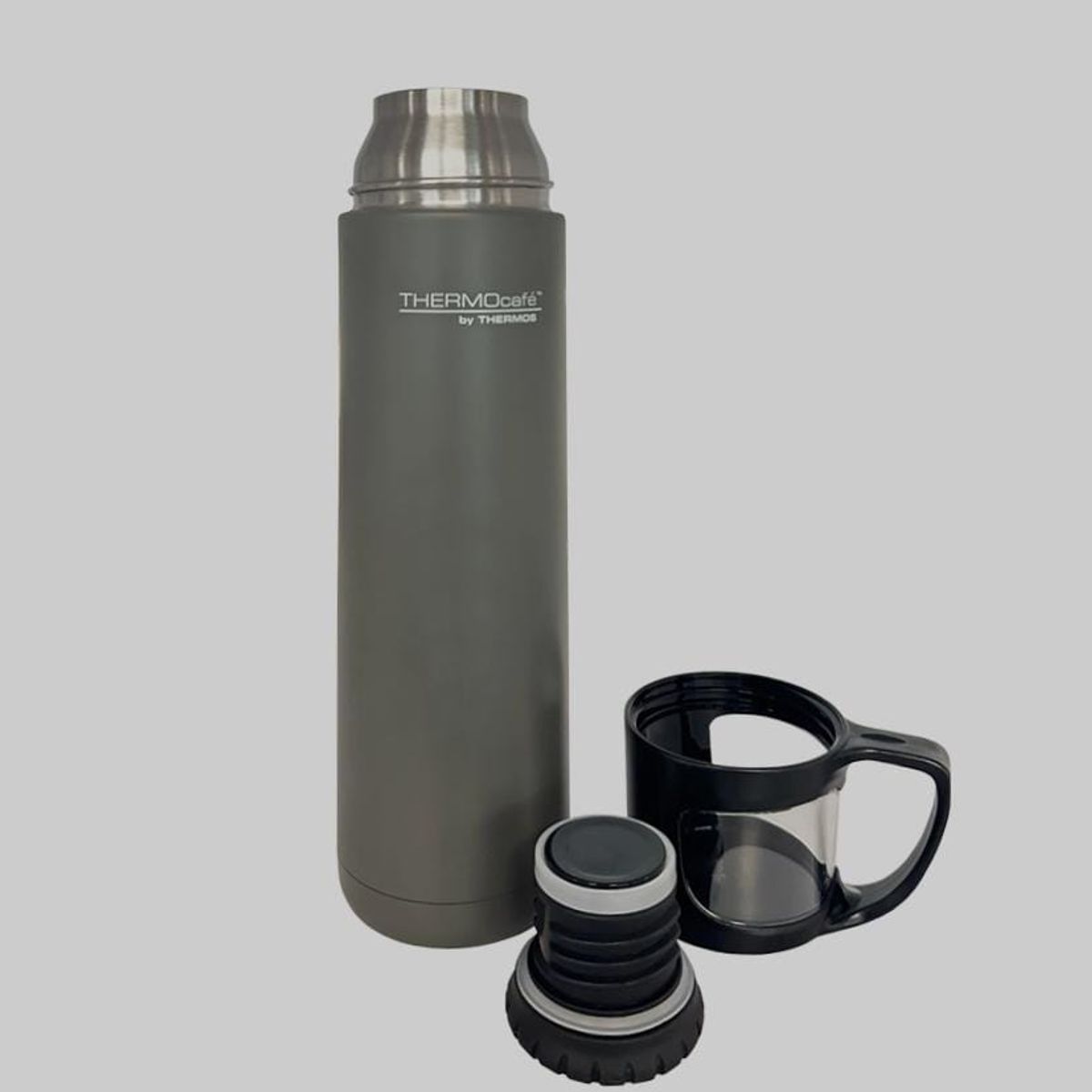 THERMOS - Termo De Acero Para Líquidos Caliente 500ML Gris