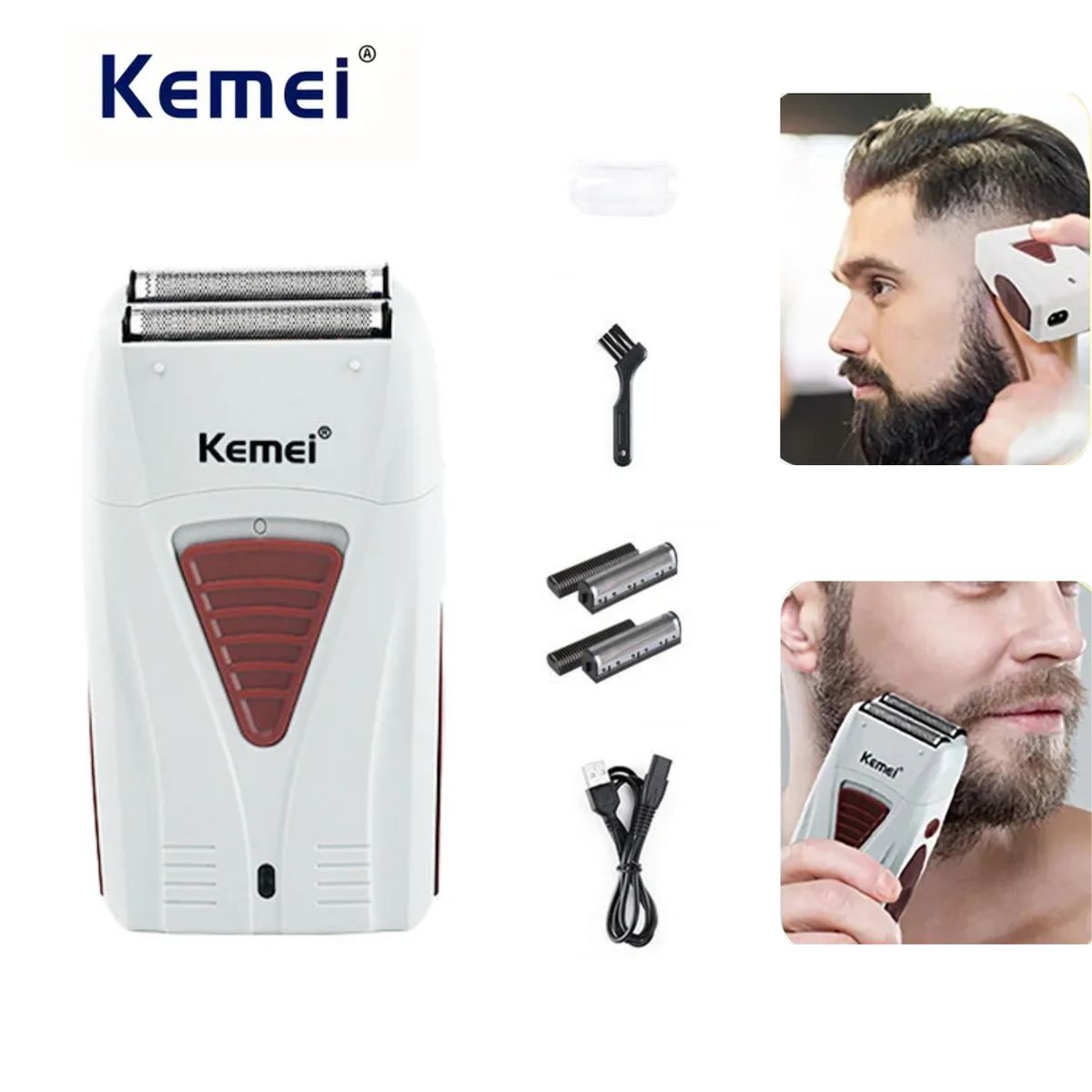 KEMEI - Máquina De Afeitar KEMEI 3382