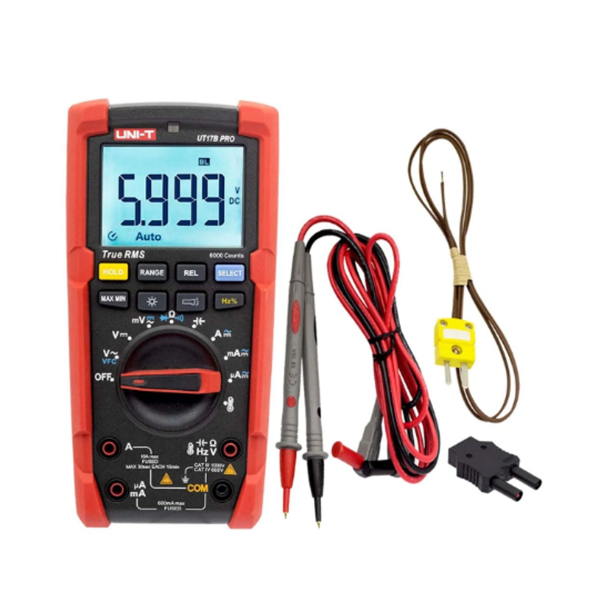 UNI T - Multímetro Digital True RMS UT17B-PRO UNI-T
