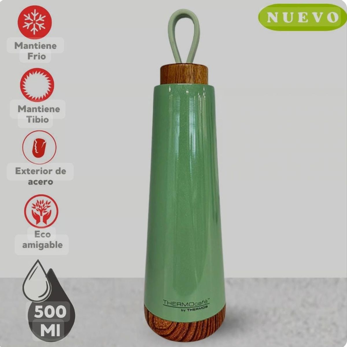 THERMOS - Botella Térmica De Acero Eco 500ml Verde THERMOS