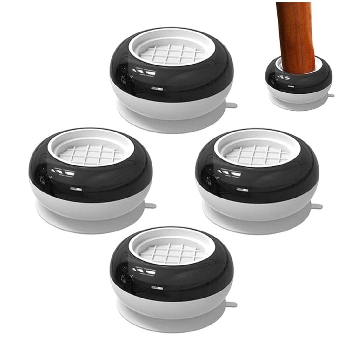 GENERICO - Base Estabilizadora para Lavadora Secadora Muebles Color Blanco