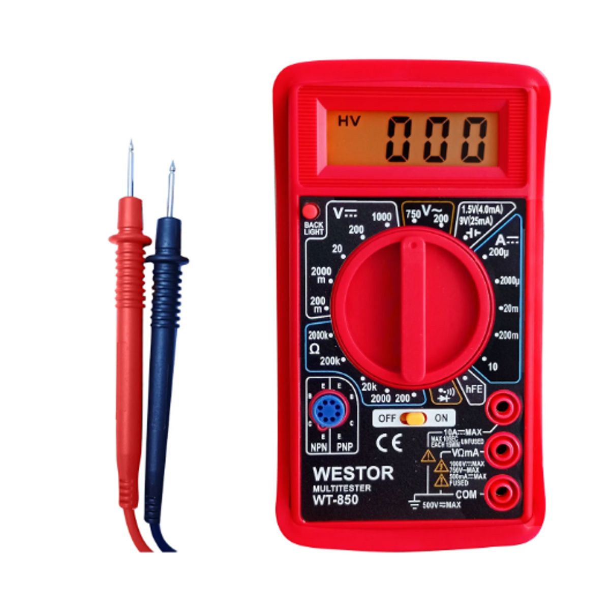 WESTOR - Multímetro Digital WT-850 WESTOR