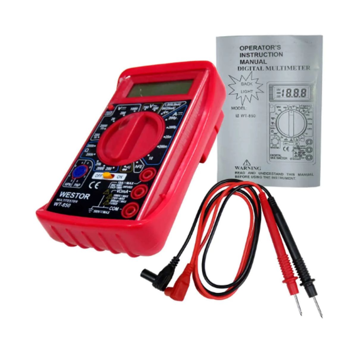 WESTOR - Multímetro Digital WT-850 WESTOR