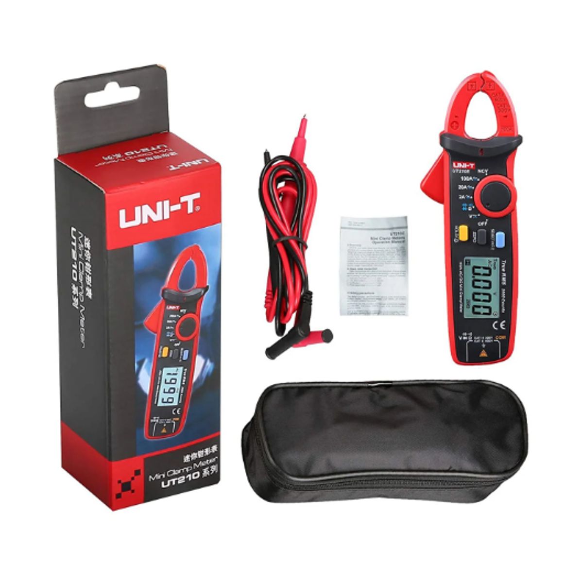 UNI T - Pinza Amperimétrica Digital con Capacitancia UT210E UNI-T